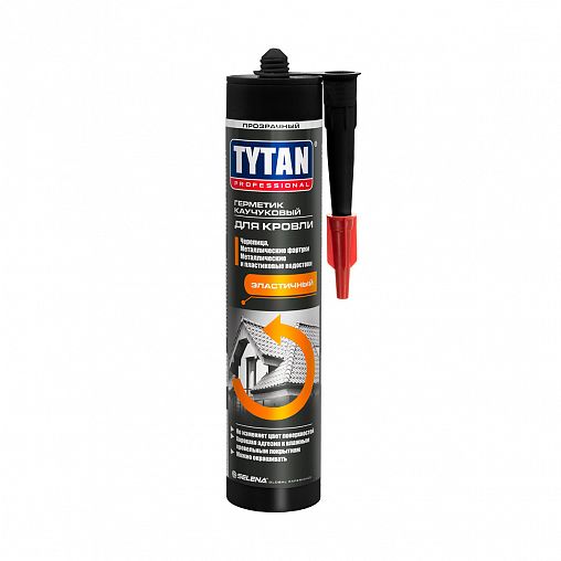  каучуковый для кровли Tytan Professional, 310 мл, прозрачный .