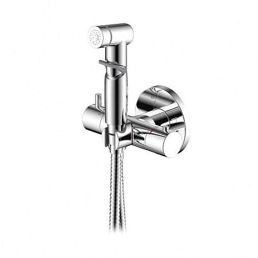 Гигиенический душ Rossinka X25-58, с термостатом, однорычажный, хром фото