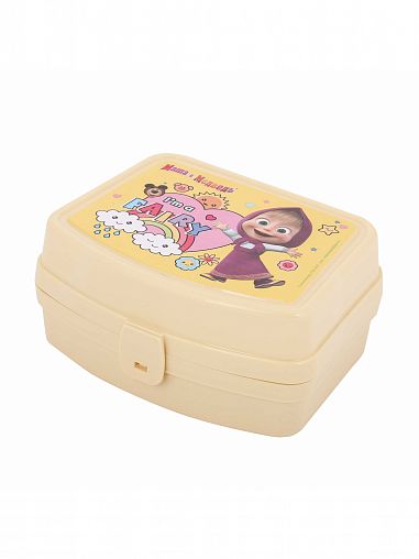 Шкатулка игрушечная Альтернатива Маша и Медведь, прямоугольная фото