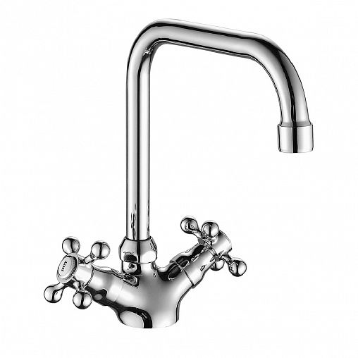 Смеситель для кухни Fashun A4019, хром фото