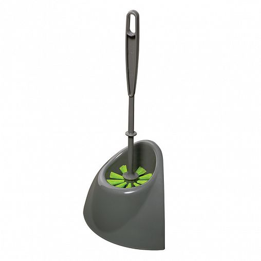 Ершик для унитаза York Уголок, с подставкой, микс фото