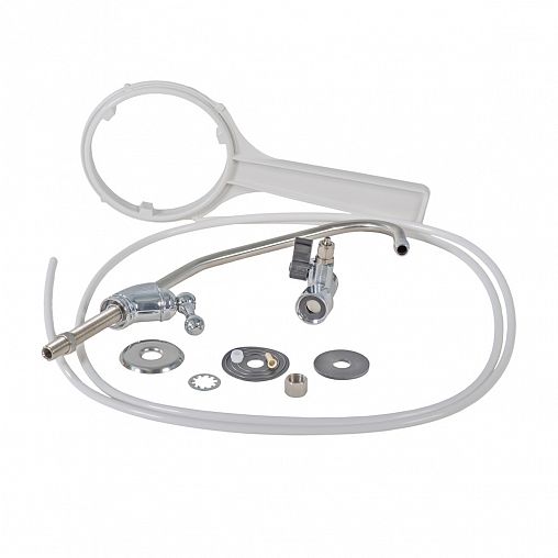 Трехступенчатая система очистки воды с краном Гейзер Стандарт Ж, под мойку фото