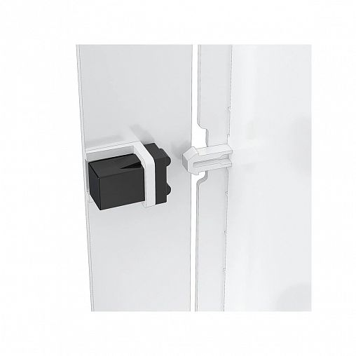 Люк-дверца ревизионная Evecs L3030N, ABS-пластик, нажимная, с фланцем 300 x 300 мм, 327 x 327 мм фото