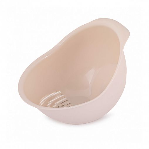 Сито-дуршлаг Альтернатива, 24,5 x 21,5 x 19,5 см, бежевый фото