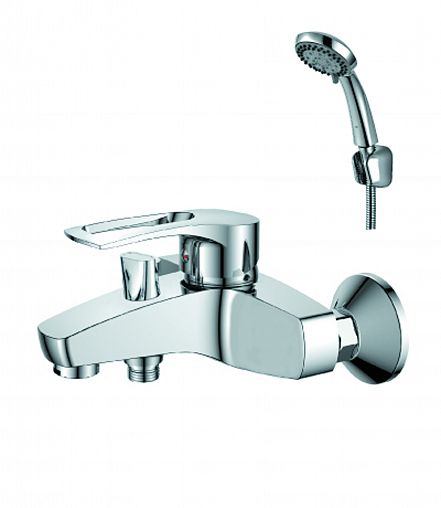 Смеситель для ванны Rossinka T40-31, однорычажный, хром фото