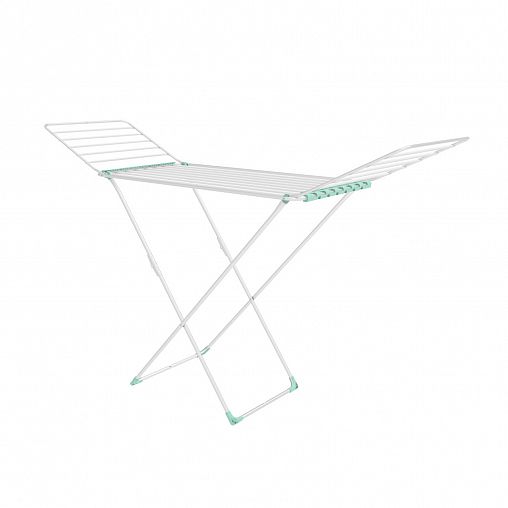 Сушилка для белья напольная Nika СБТ18/Б, складная, сушильное полотно 18 м, белая фото