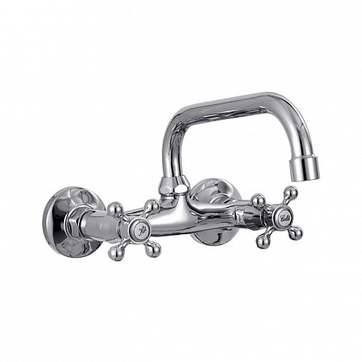 Смеситель для кухни настенный Fashun A4708, хром фото