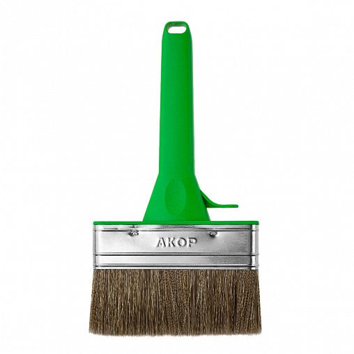 Кисть плоская для дерева Акор Мастер, смешанная щетина, пластиковая ручка, 120 x 35 мм фото