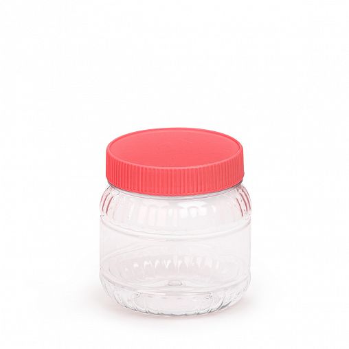 Банка для сыпучих продуктов ПЭТ Альтернатива, 10 x 9,5 см, 0,5 л фото