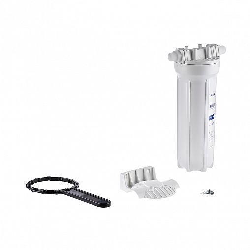 Корпус для магистрального фильтра Гейзер, Slim Line 10", 1/2" фото