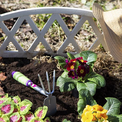 Мотыжка двойная Don Gazon, 3 зуба, 310 мм фото