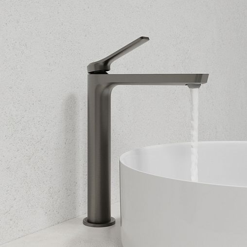 Смеситель для раковины IDDIS Parker, графит фото