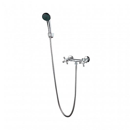 Смеситель для душа Профсан ПСМ-109-К/89, двухвентильный, хром фото