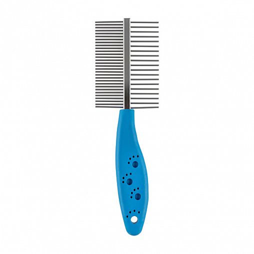 Расческа для животных Рыжий кот, двусторонняя, 17,5 см фото