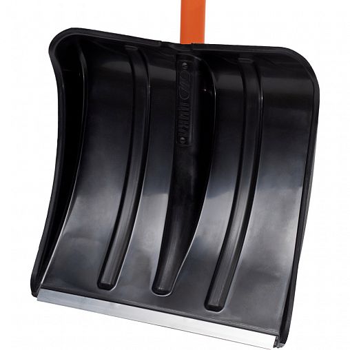 Лопата для уборки снега Cycle Витязь Standart, с металлическим черенком, 380 x 365 мм фото