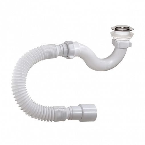 Сифон для душевого поддона Orio АР-20589, 1 1/2" x 40 мм, с гофротрубой 40 - 40/50 мм фото
