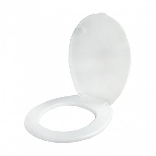 Сиденье для унитаза Мультипласт Групп, 47 x 38 x 3,5 см, белое фото