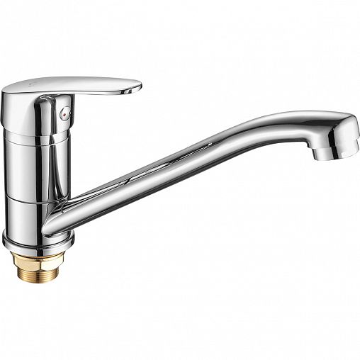 Смеситель для кухни Fashun A4916, хром фото