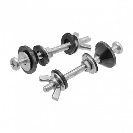 Крепление бачка к унитазу MPF Premium, с гайкой М6 «барашек», набор 18 предметов фото