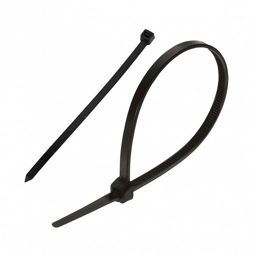 Хомут-стяжка Park, нейлон, 2,5 x 200 мм, 100 шт, черный фото