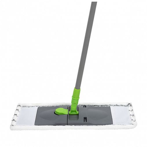 Швабра Рыжий кот Mop Click, насадка микрофибра, 120 см фото