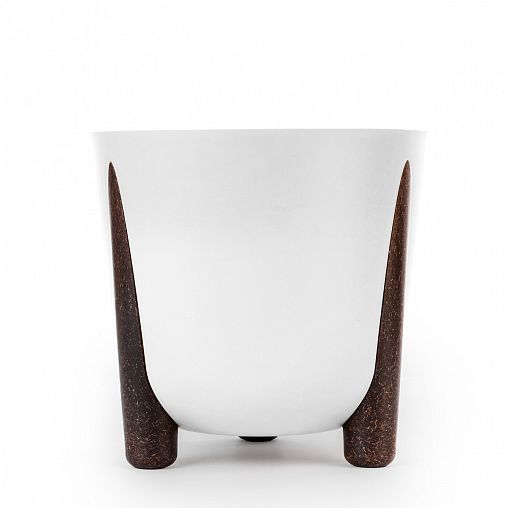 Горшок-кашпо Альтернатива Жардин, на ножках, 9 л, белый фото Горшок-кашпо Альтернатива Жардин, на ножках, 9 л, белый фото