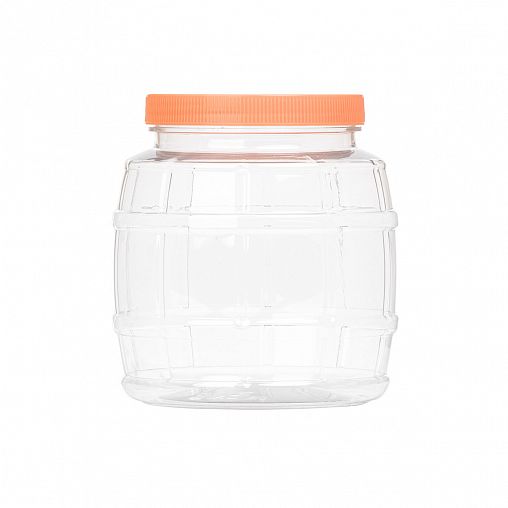 Банка для сыпучих продуктов ПЭТ Альтернатива Бочонок, ПЭТ, 16,3 x 14,5 см, 2 л фото Банка для сыпучих продуктов ПЭТ Альтернатива Бочонок, ПЭТ, 16,3 x 14,5 см, 2 л фото