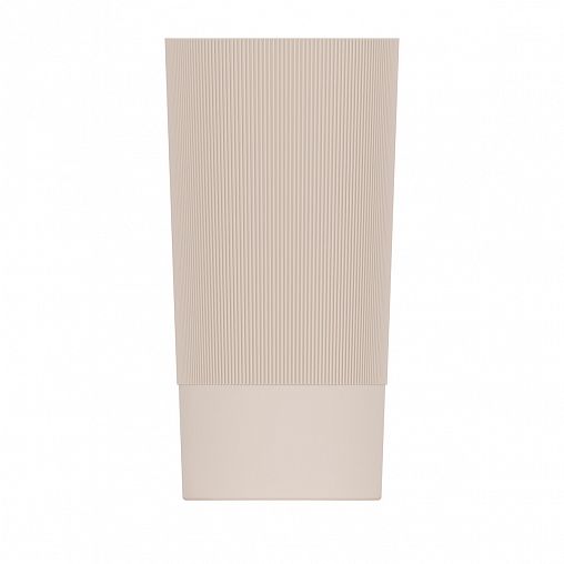 Ваза для цветов под срезку Альтернатива Версаль, пластиковая, 40 см, бежевый фото