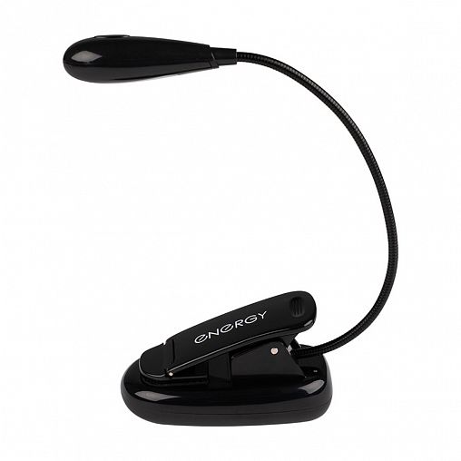 Лампа светодиодная с аккумулятором Energy EN-LED 33, для чтения книг, 0,45 Вт, черная фото