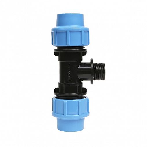 Тройник комбинированный полипропиленовый Джилекс, с наружной резьбой, 25 x 3/4" П x 25 мм фото