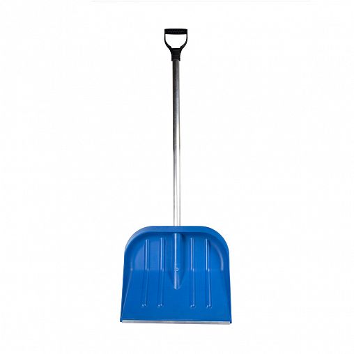 Лопата для уборки снега Шабашка, с алюминиевым черенком, 470 x 410 мм фото