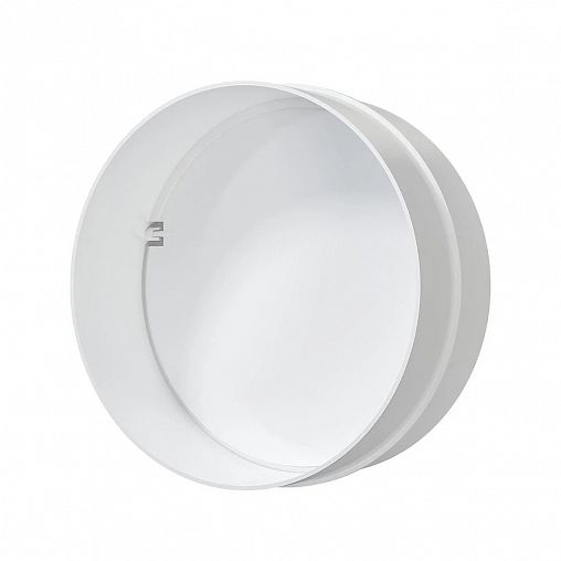 Соединитель круглых воздуховодов с обратным клапаном Era 15СКПО, пластик, d 150 мм фото