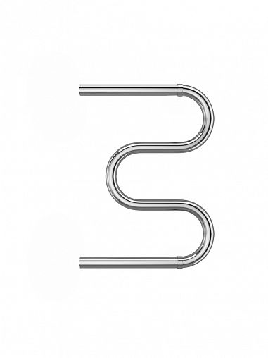 Полотенцесушитель водяной Terminus Aisi, M-образный, 500 x 500 мм, хром фото