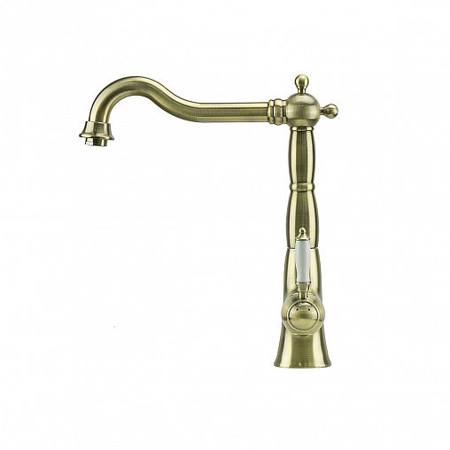 Смеситель для кухни Lemark Villa LM4805B, однорычажный, бронза фото