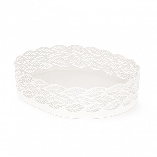 Сухарница Альтернатива Эдем, 25,5 x 19,5 x 6 см, белая фото