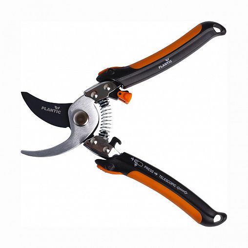 Секатор плоскостной 2 в 1 Plantic by Fiskars PRO86, телескопический, 223 -285 мм фото