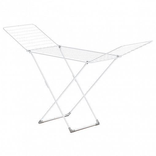 Сушилка для белья напольная Nika, сушильное полотно 20 м, белая фото