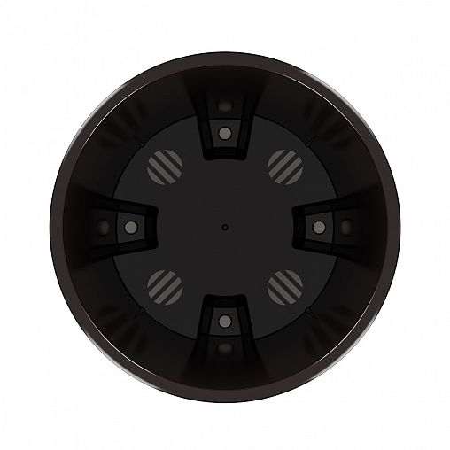 Горшок для цветов Альтернатива Лея, с автополивом, 3,6 л, серый фото