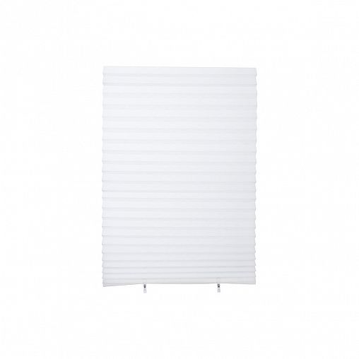 Штора плиссе самоклеящаяся Рыжий кот Skandi, 120 x 180 см, белая фото