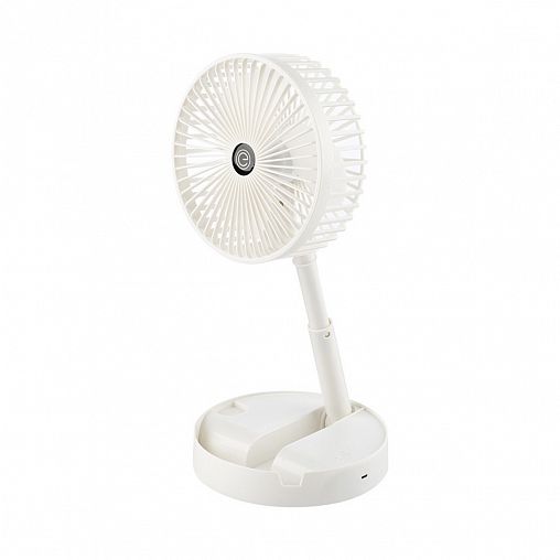 Вентилятор настольный Energy EN-0612, USB, аккумуляторный, 4,5 Вт, 3 скорости, белый фото