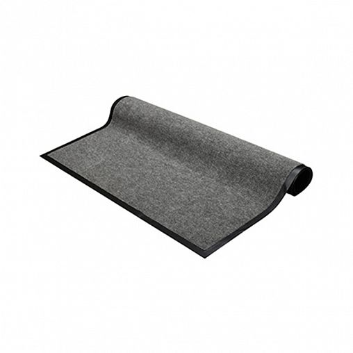 Коврик придверный Vortex Trip, влаговпитывающий, ребристый, 120 x 150 см, серый фото