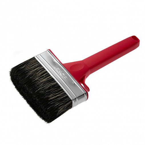 Кисть плоская для водных красок Акор Мастер, смешанная щетина, пластиковая ручка, 120 x 25 мм фото