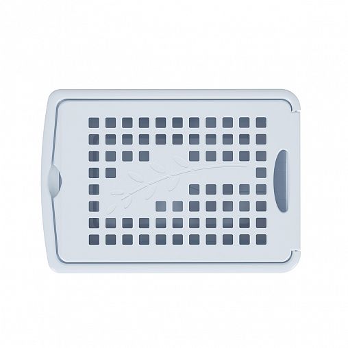 Корзина для белья Альтернатива Виолетта, 30 л, голубая фото