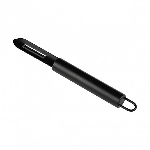 Овощечистка ручная вертикальная Mallony Classico Nero, 19 x 2 cм фото