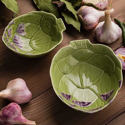 Салатник Bordallo Pinheiro Артишок, керамический, 14 x 12 x 5 см фото