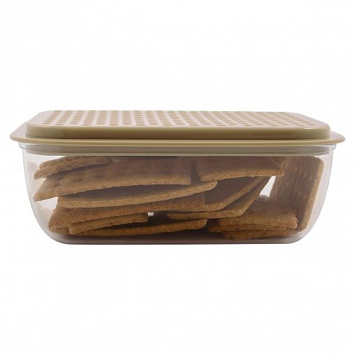 Масленка Plast Team, двухсторонняя, 14,5 x 11 x 5,5 см, шоколадный мокко фото