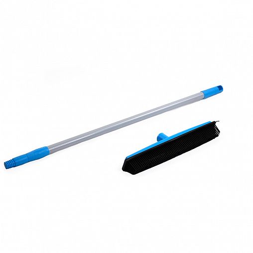 Швабра для пола Doм-Doм, с резиновой щетиной, с рукояткой 70 - 120 см фото