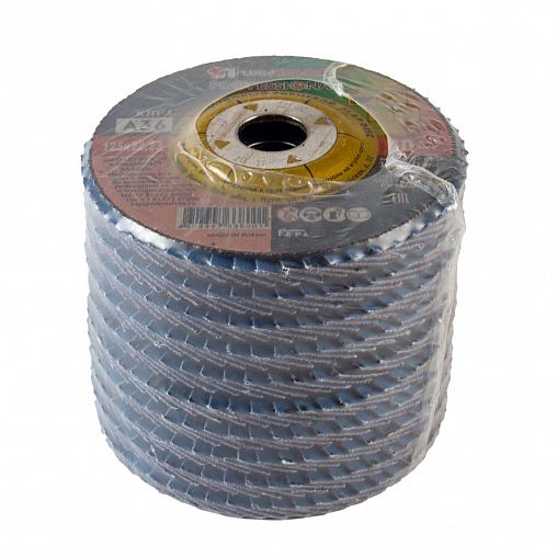 Круг лепестковый торцевой Луга - Абразив КЛТ1 P 36 (№50) 125 x 22 мм фото