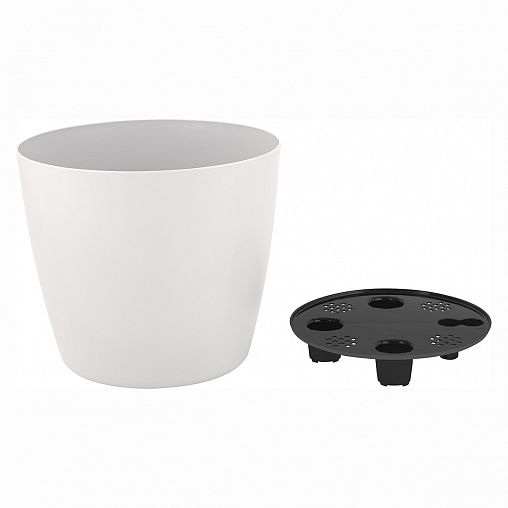 Горшок для цветов InGreen Vienna, 5 л, белоснежный жасмин фото