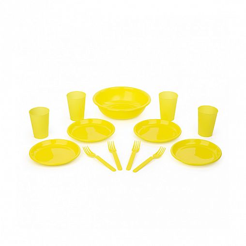 Набор для пикника Альтернатива на 4 персоны, 12 предметов, микс фото